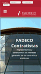 Mobile Screenshot of fadecocontratistas.es